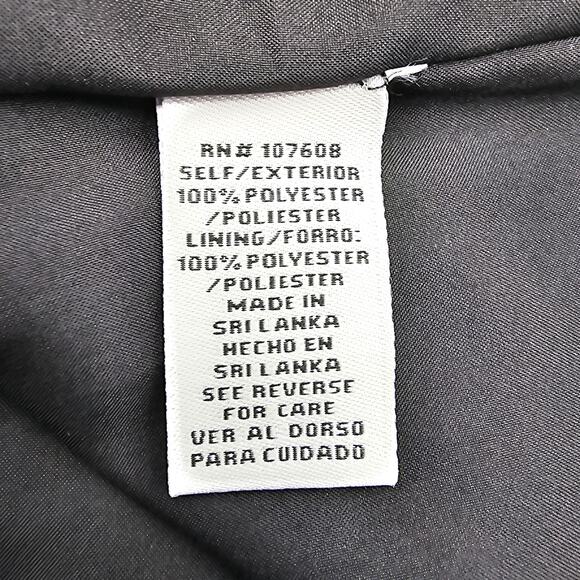 VTG Leslie Fey Womans size 12 Faux Wrap Animal Print Midi Sheath Dress Blue - Picture 7 of 8